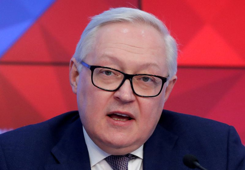 &copy; Reuters. FILE PHOTO: Russian Deputy Foreign Minister Sergei Ryabkov speaks during a news conference in Moscow, Russia February 7, 2019. REUTERS/Maxim Shemetov