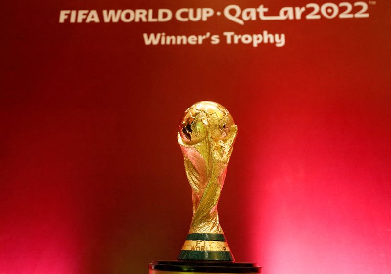 &copy; Reuters. Ene 21, 2020  
Foto de archivo ilustrativa del torfeo de la Copa del Mundo de la FIFA. 
REUTERS/Mohamed Abd El Ghany/
