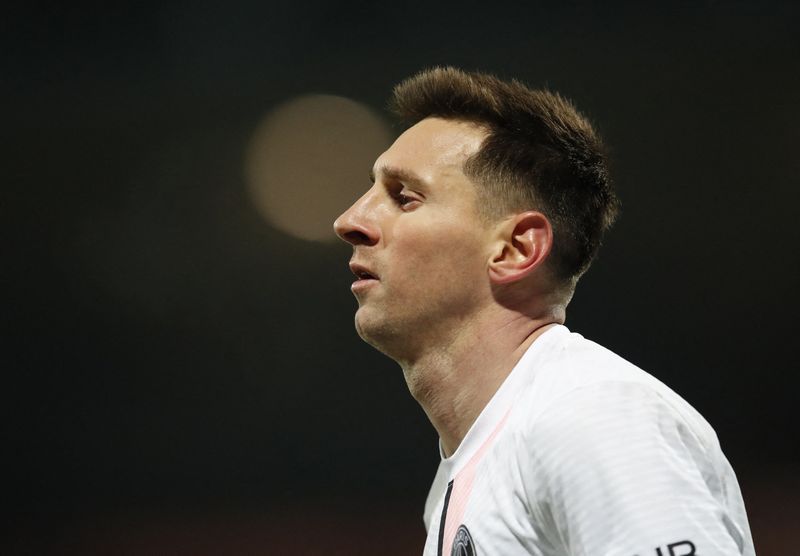 &copy; Reuters. Lionel Messi em partida do PSG
22/12/2021
REUTERS/Stephane Mahe