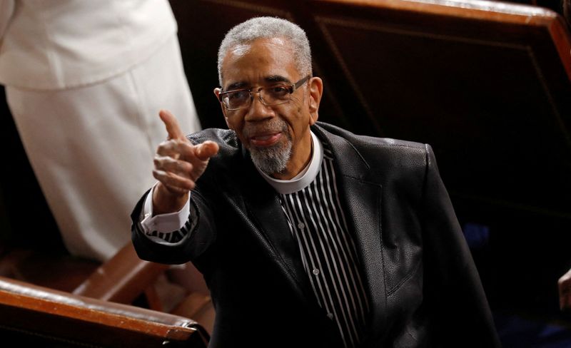 &copy; Reuters. FILE PHOTO: U.S. Rep Bobby Rush (D-IL) - Washington, U.S., 28/02/17 -. REUTERS/Jonathan Ernst/File Photo