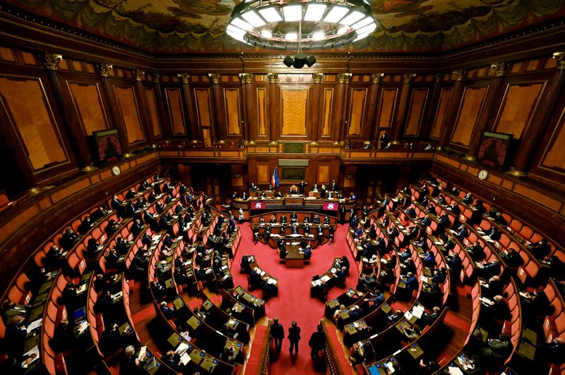 &copy; Reuters. Le Parlement italien se réunira le 24 janvier pour commencer à voter pour désigner un nouveau président de la République pour succéder à Sergio Mattarella, a annoncé mardi le président de la chambre basse du Parlement. /Photo d'archives/REUTERS/A