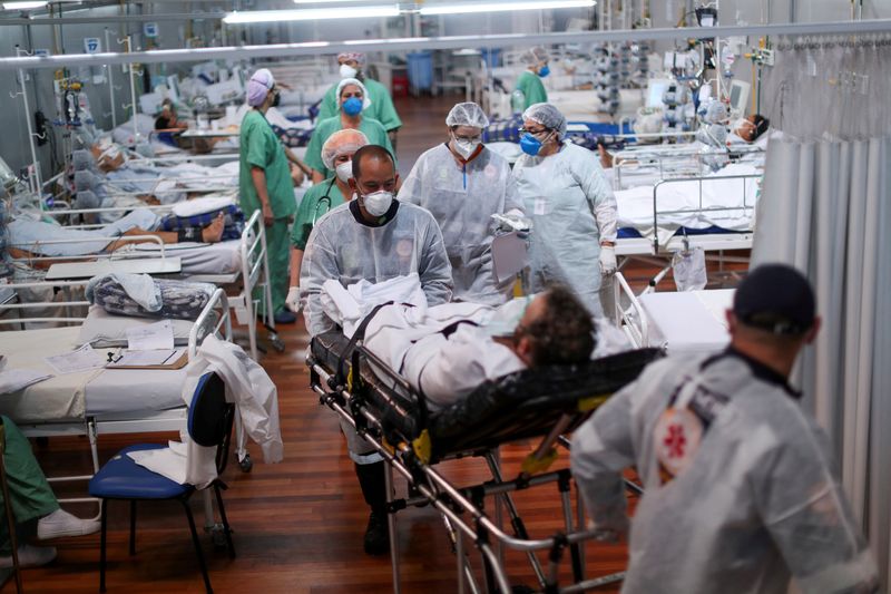 &copy; Reuters. Pandemia de Covid-19 no Brasil
7/04/2021
REUTERS/Amanda Perobelli