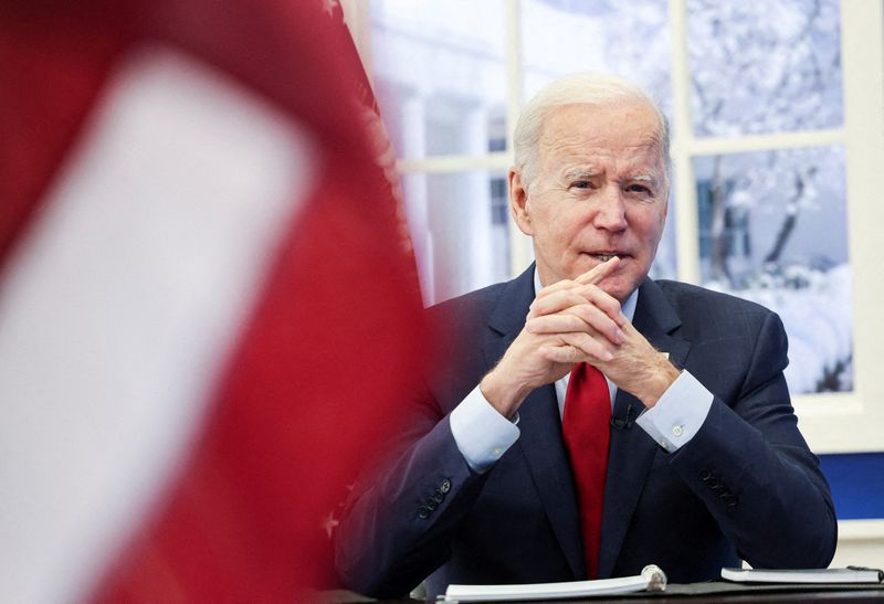 &copy; Reuters. Presidente norte-americano, Joe Biden
04/01/2022 REUTERS/Evelyn Hockstein