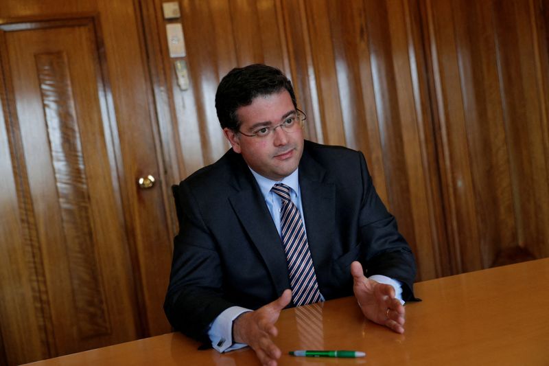 &copy; Reuters. FILE PHOTO: Luis Castro Henriques, President of AICEP (Agency for Investment and Foreign Trade of Portugal),  attends an interview with Reuters in Lisbon, Portugal February 26, 2018. REUTERS/Rafael Marchante
