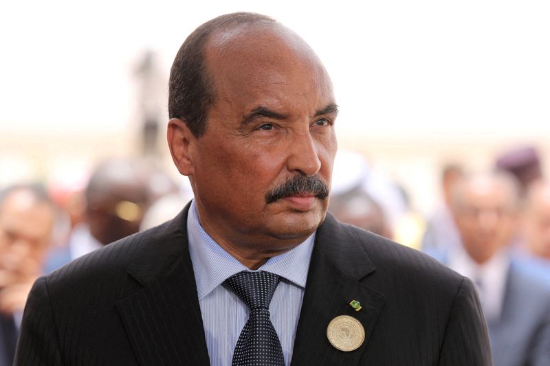 &copy; Reuters. الرئيس الموريتاني السابق محمد ولد عبد العزيز - صورة من أرشيف رويترز. 