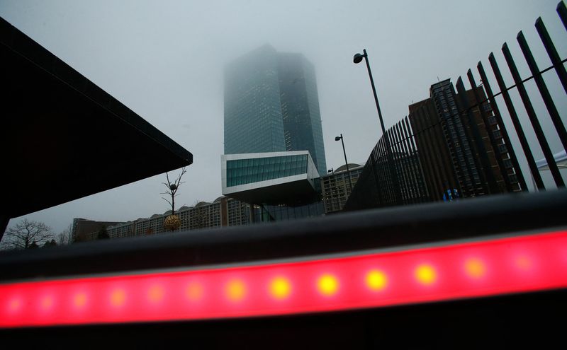 &copy; Reuters. FILE PHOTO: The European Central Bank (ECB) headquarters is pictured in Frankfurt, Germany, December 8, 2016.  REUTERS/Ralph Orlowski