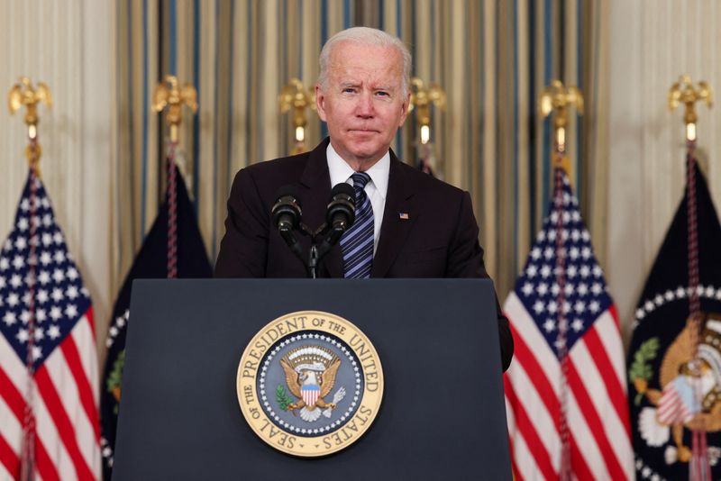 © Reuters. Presidente dos Estados Unidos, Joe Biden
05/11/2021
REUTERS/Evelyn Hockstein