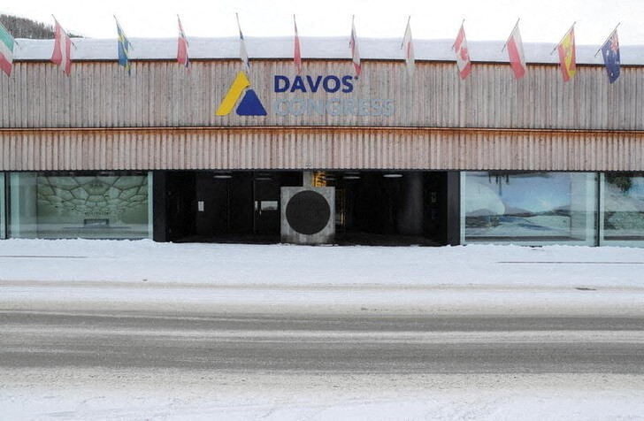 &copy; Reuters. A view shows entrance of the congress center at the Promenade street as the coronavirus disease (COVID-19) continues in Davos, Switzerland January 22, 2021. Picture taken January 22, 2021.  REUTERS/Arnd Wiegmann