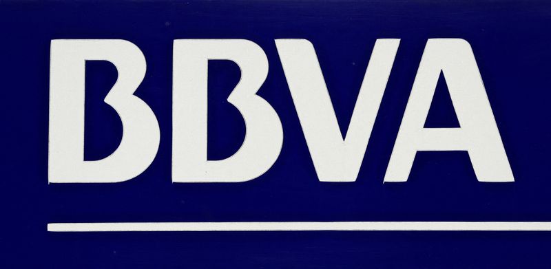 &copy; Reuters. FILE PHOTO: BBVA bank logo is pictured in Seville, southern Spain March 14, 2016. REUTERS/Marcelo del Pozo/File Photo