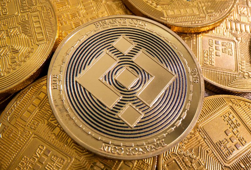 &copy; Reuters. FILE PHOTO: A representation of cryptocurrency Binance is seen in this illustration taken August 6, 2021. REUTERS/Dado Ruvic/Illustration/File Photo