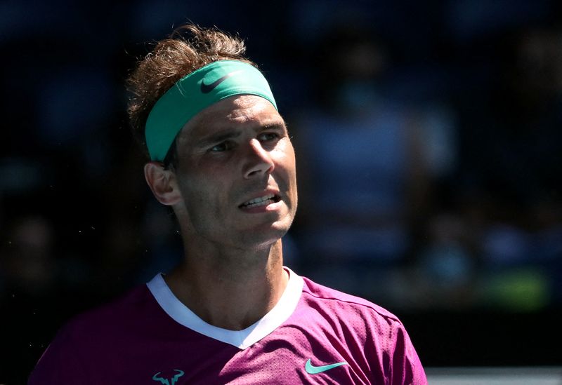 &copy; Reuters. Rafael Nadal enfrenta Marcos Giron no Aberto da Austrália
17/01/2022
REUTERS/Asanka Brendon Ratnayake