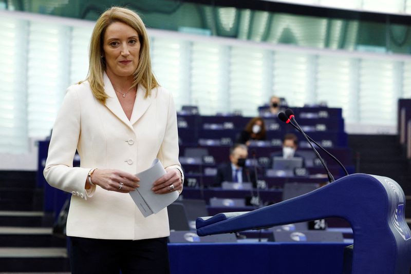 &copy; Reuters. L'élection de la députée européenne de Malte Roberta Metsola, connue pour ses positions anti-avortement, à la tête du Parlement européen serait un symbole gênant mais ne changerait rien sur le fond et la défense par l'Europe des droits des femmes