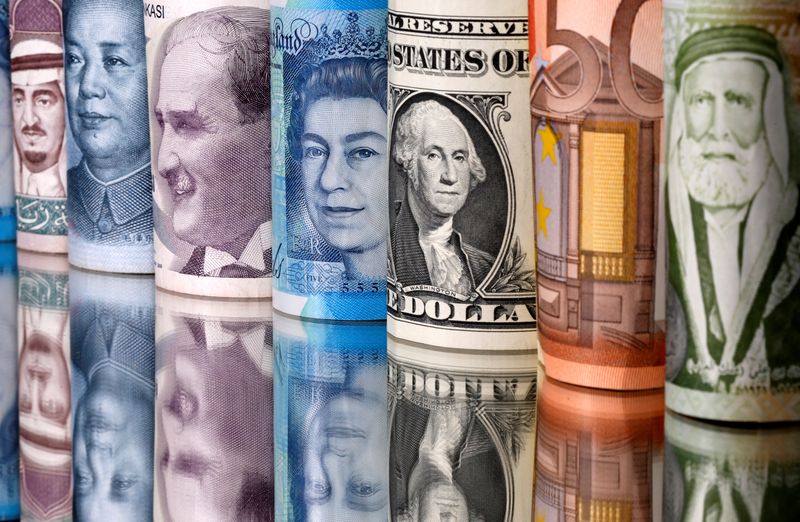 Dollar holds near weekly high, sterling takes inflation data in stride