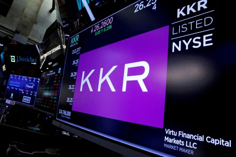 &copy; Reuters. KKR & Co na bolsa de NY
23/8/2018 REUTERS/Brendan McDermid