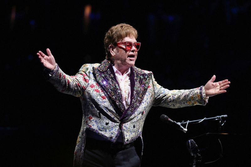 &copy; Reuters. Elton John durante show em Nova Orleans, nos Estados Unidos
20/01/2022 REUTERS/Jonathan Bachman