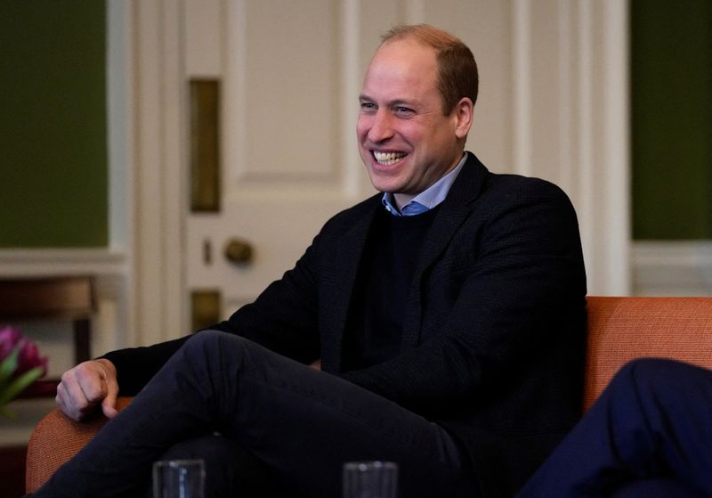 &copy; Reuters. الأمير البريطاني وليام في لندن يوم 19 يناير كانون الثاني 2022. صورة من ممثل لوكالات الأنباء. 