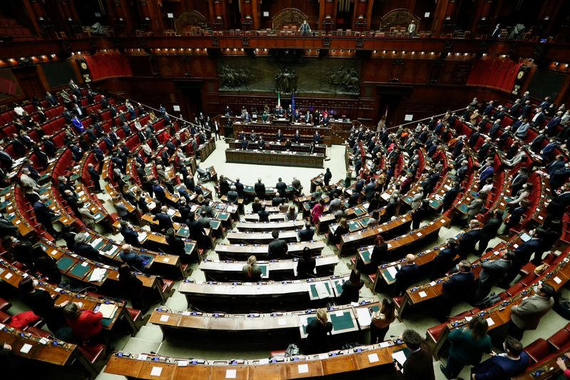 &copy; Reuters. Panoramica della Camera dei Deputati a Roma. REUTERS/Remo Casilli