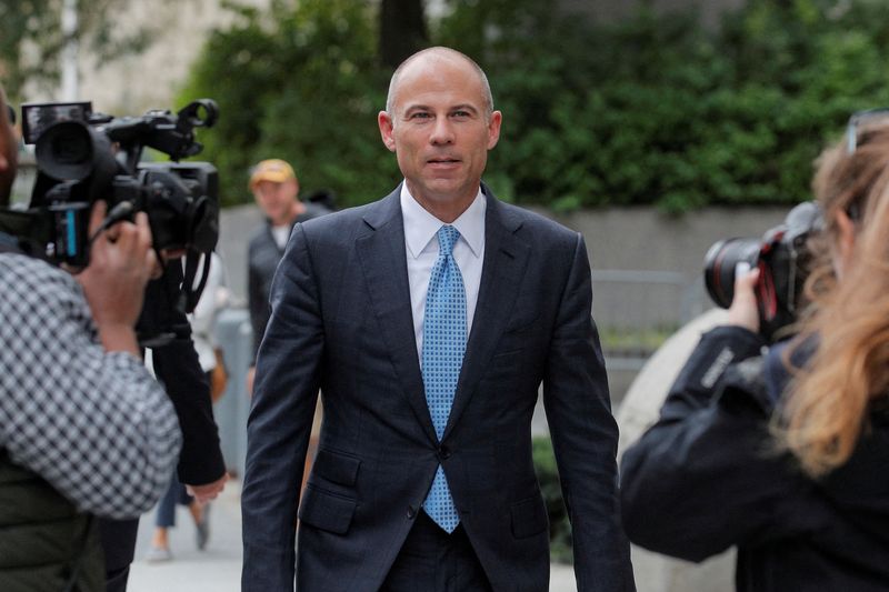 &copy; Reuters. FILE PHOTO: Attorney Michael Avenatti exits the United States Courthouse in the Manhattan borough of New York City, U.S., October 8, 2019.  REUTERS/Brendan McDermid/File Photo