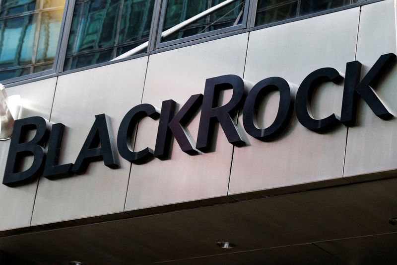 &copy; Reuters. Il logo Blackrock a New York .  REUTERS/Brendan McDermid