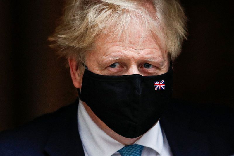 &copy; Reuters. British Prime Minister Boris Johnson leaves the Downing Street in London, Britain, January 26, 2022. REUTERS/Peter Nicholls