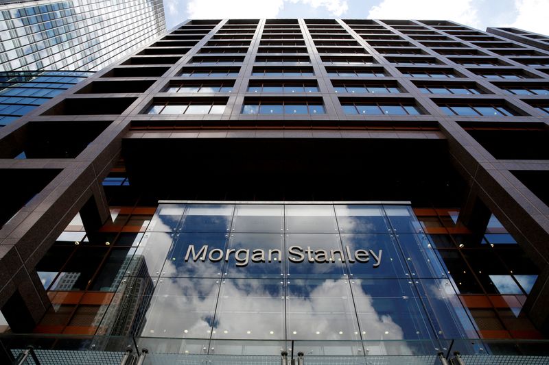 © Reuters. FILE PHOTO: A view of the Morgan Stanley London headquarters at Canary Wharf in London, Britain June 24, 2016. REUTERS/Russell Boyce/File Photo