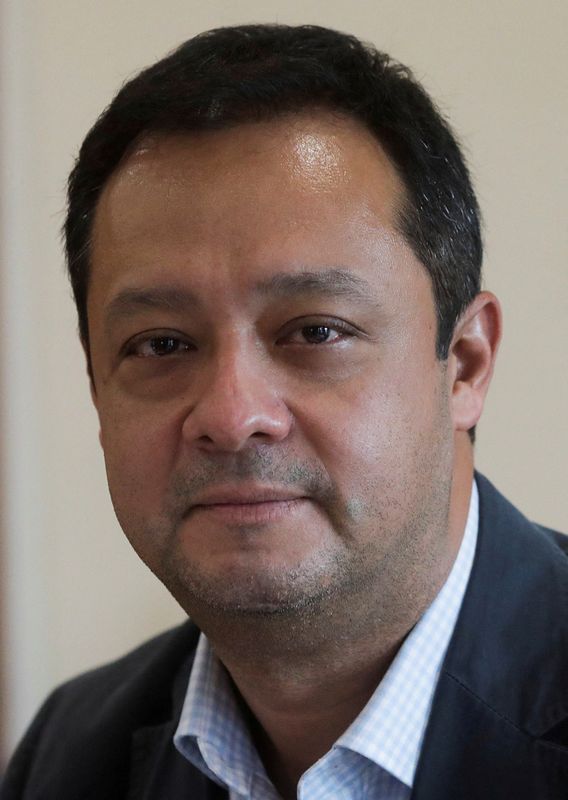 © Reuters. FILE PHOTO: Mexican Deputy Finance Minister Gabriel Yorio is seen during an interview with Reuters at the National Palace in Mexico City, Mexico September 9, 2020. REUTERS/Henry Romero/File Photo