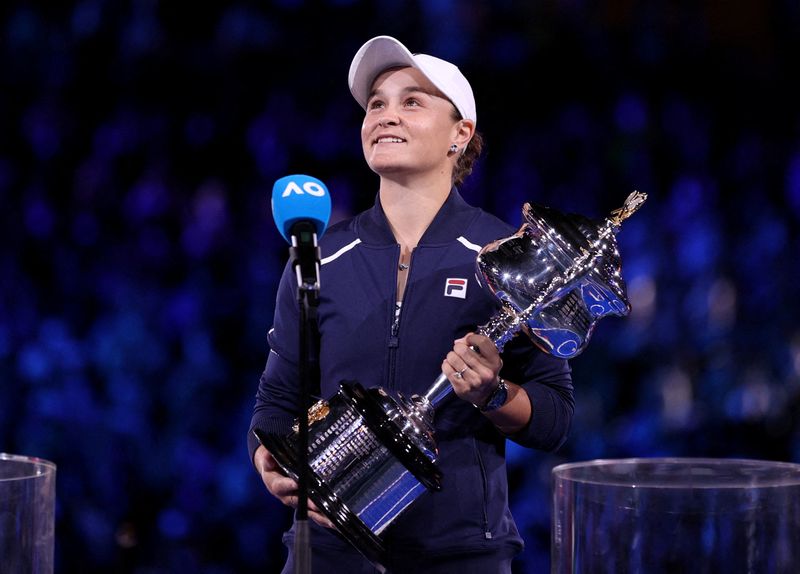 Tennis-Barty realises dream to end Australia's 44-year wait for home champion
