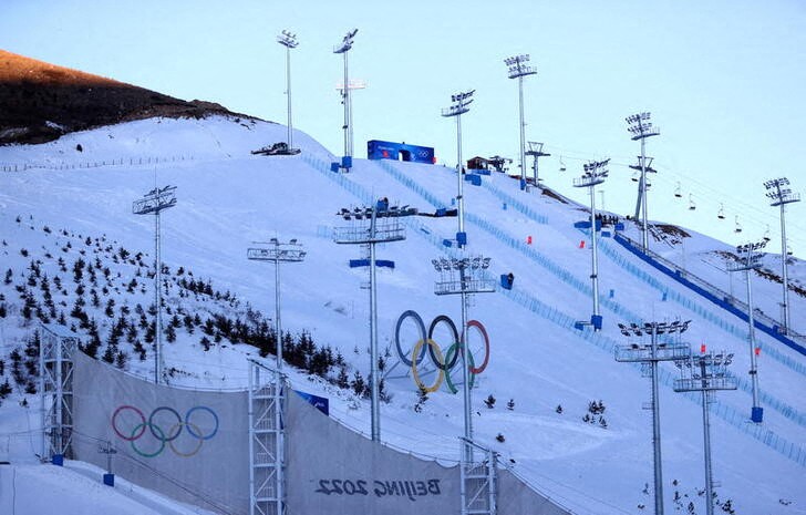 &copy; Reuters. Una vista general de las canchas de ski del parque  Zhangjiakou Genting que serán parte de los Juegos Olímpicos de Invierno de Pekín 2022. Zhangjiakou, China. Enero 29, 2022. REUTERS/Lisi Niesner