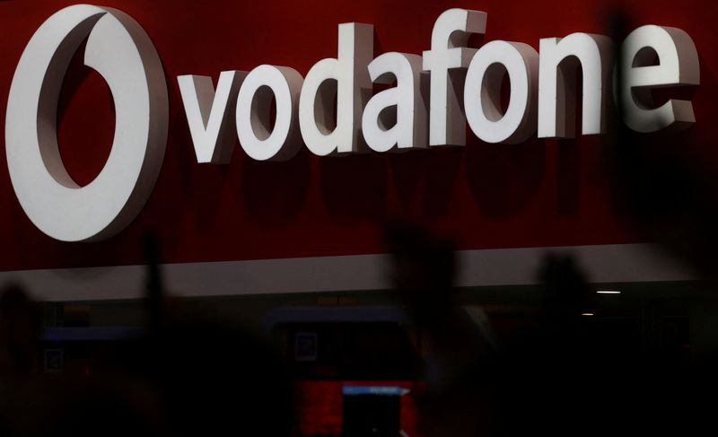 &copy; Reuters. FILE PHOTO: The Vodafone logo is seen at the Mobile World Congress in Barcelona, Spain, February 28, 2018. REUTERS/Sergio Perez