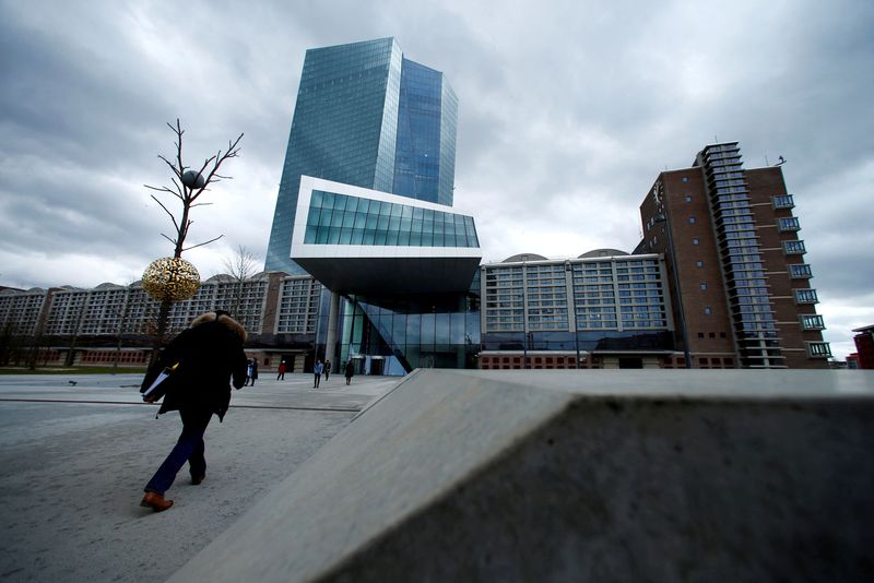 &copy; Reuters. FILE PHOTO: FILE PHOTO: European Central Bank (ECB) headquarters building is seen in Frankfurt, Germany, March 7, 2018. REUTERS/Ralph Orlowski/File Photo/File Photo