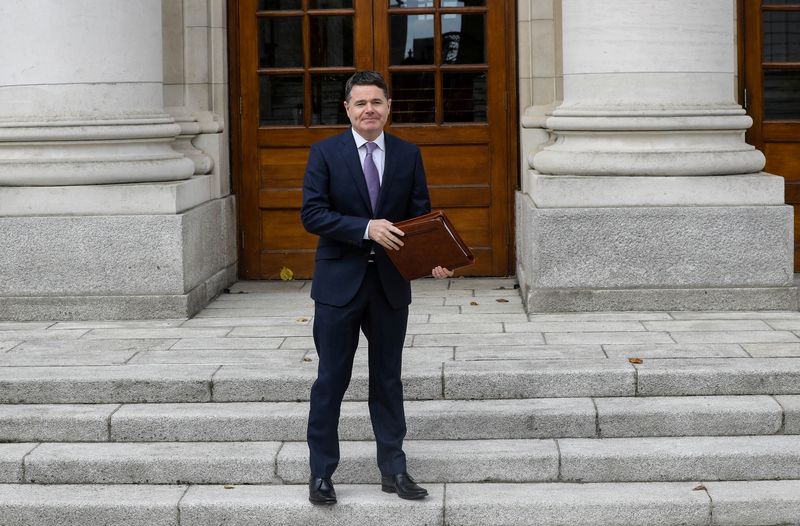 &copy; Reuters. Presidente do Eurogrupo, Paschal Donohoe
08/10/2019. REUTERS/Lorraine O'Sullivan