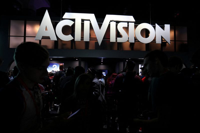 &copy; Reuters. FILE PHOTO: The Activision booth is shown at the E3 2017 Electronic Entertainment Expo in Los Angeles, California, U.S. June 13, 2017.  REUTERS/ Mike Blake/File Photo  