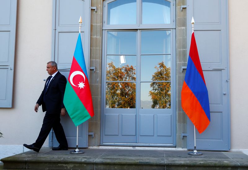 &copy; Reuters. Huit détenus arméniens ont été remis en liberté par l’Azerbaïdjan dans le cadre de négociations menées par la France et l'Union européenne (UE), ont annoncé lundi Emmanuel Macron et le président du Conseil européen Charles Michel. /Photo d'a