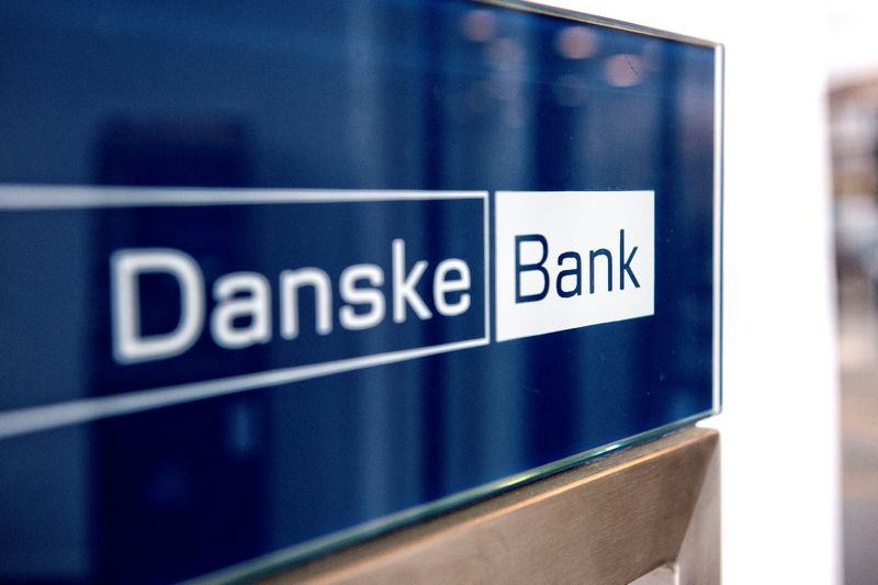 &copy; Reuters. FILE PHOTO: Danske Bank logo is seen in Copenhagen, Denmark in this undated Scanpix Denmark photo. Scanpix Denmark/Jens Noergaard Larsen/via REUTERS  