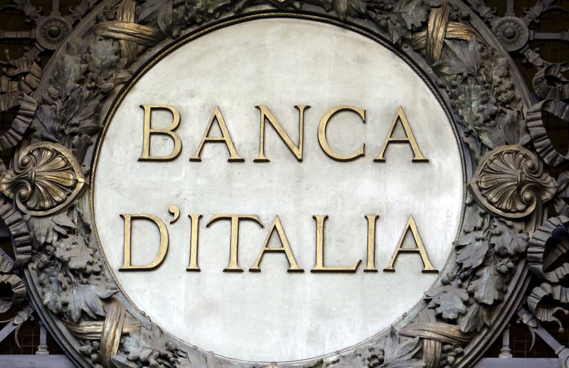 &copy; Reuters. Il logo Banca D'Italia a Milano. REUTERS/Stefano Rellandini