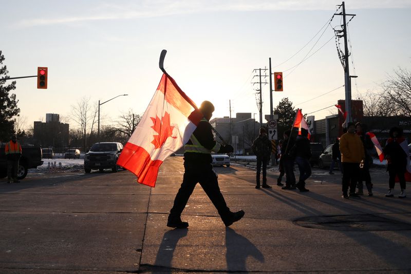 Pandemic border protests strand cattle and car parts, snarling Canada-U.S. trade