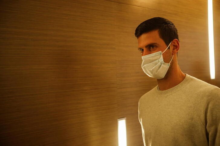 &copy; Reuters. Foto de archivo del tenista serbio Novak Djokovic 
Ene 28, 2022. REUTERS/Stevo Vasiljevic