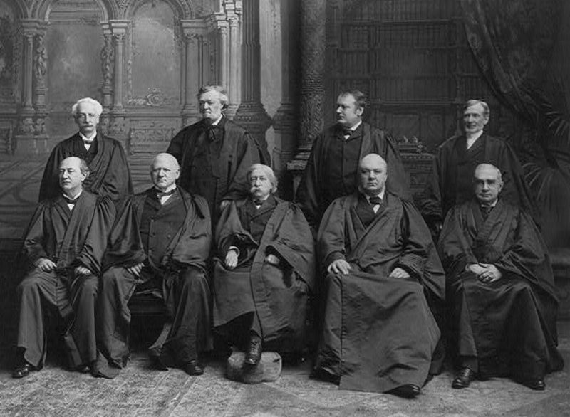 © Reuters. The Supreme Court justices, pictured in 1899.   LOC/via REUTERS 