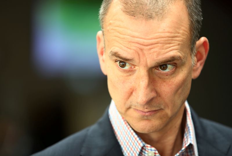 &copy; Reuters. FILE PHOTO: The United States Anti-Doping Agency (USDA) Chief Executive Officer, Travis Tygart, attends an interview with Reuters during the World Anti-Doping Agency (WADA) Symposium in Ecublens near Lausanne, Switzerland, March 13, 2019. REUTERS/Denis Ba