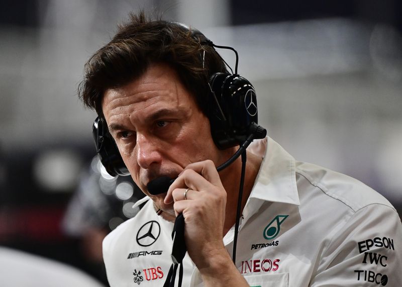 &copy; Reuters. Chefe da equipe Mercedes, Toto Wolff, durante Grande Prêmio da Arábia Saudita
05/12/2021 Pool via REUTERS/Andrej Isakovic