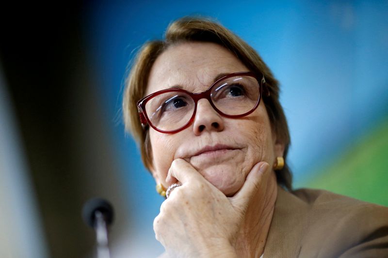 &copy; Reuters. Ministra da Agricultura, Tereza Cristina Dias, em Brasília. 
04/02/2022 
REUTERS/Adriano Machado