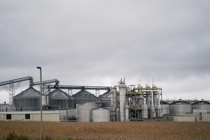 © Reuters. Instalação de biorrefinaria em Indiana, EUA. 
29/10/2019 
REUTERS/Bryan Woolston