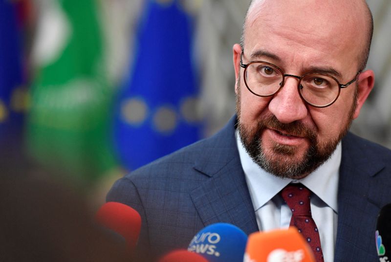 &copy; Reuters. Charles Michel, presidente del Consiglio europeo, a Bruxelles. Geert Vanden Wijngaert/Pool via REUTERS 