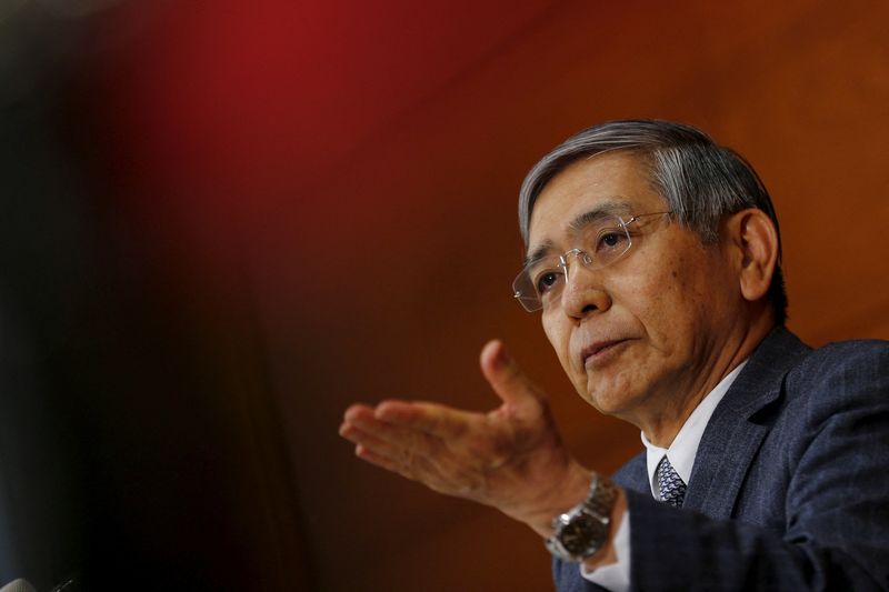 &copy; Reuters. Haruhiko Kuroda, presidente do banco central do Japão
30/10/2015
REUTERS/Thomas Peter