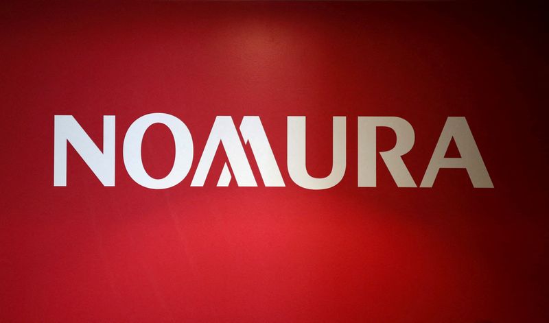 &copy; Reuters. FILE PHOTO: A logo of Nomura Holdings is pictured in Tokyo, Japan, December 1, 2015.   REUTERS/Toru Hanai