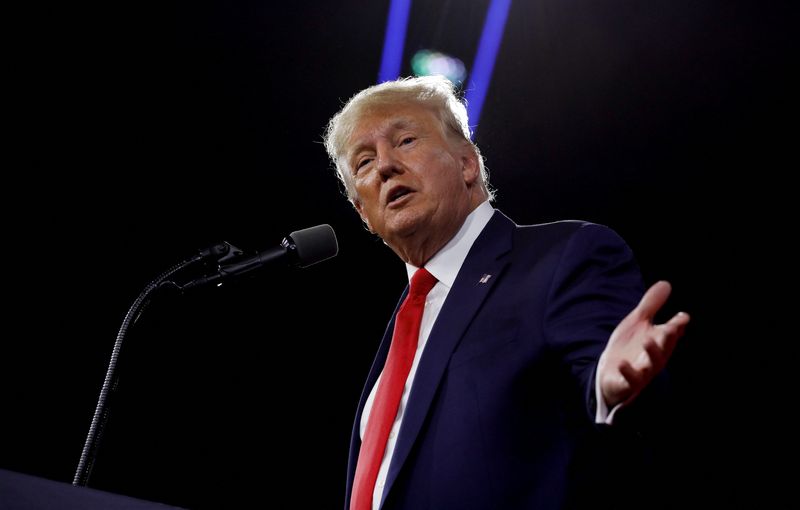 Trump condemns Russia invasion; hints again at 2024 presidential run