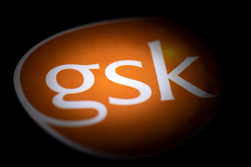 &copy; Reuters. FILE PHOTO: GSK logo is displayed in this illustration taken January 17, 2022. REUTERS/Dado Ruvic/Illustration/File Photo