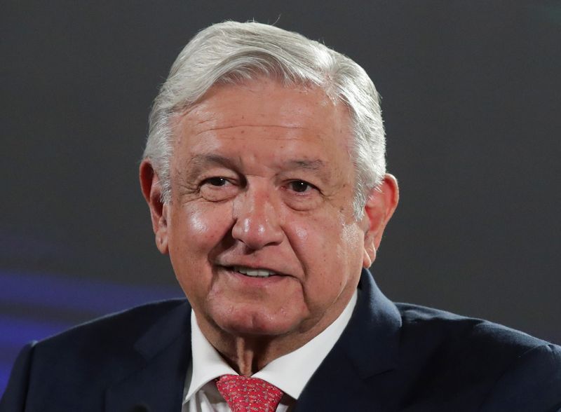 &copy; Reuters. Mexico's President Andres Manuel Lopez Obrador gestures during a news conference about the results of the mid-term election, at the National Palace in Mexico City, Mexico June 7, 2021. REUTERS/Henry Romero