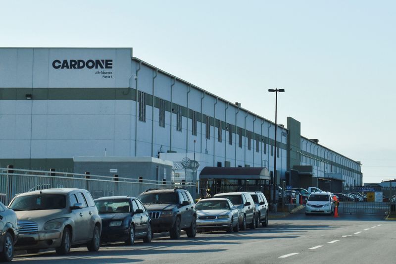 &copy; Reuters. FILE PHOTO: A general view shows the building of the Tridonex auto-parts plant, owned by Philadelphia-based Cardone Industries, as their employees hold a vote to elect a new union, in Matamoros, Mexico February 28, 2022. REUTERS/Alejandro Hernandez