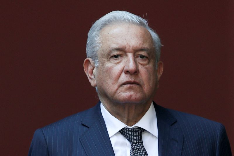 &copy; Reuters. Presidente do México, Andrés Manuel López Obrador
23/02/2022. REUTERS/Edgard Garrido